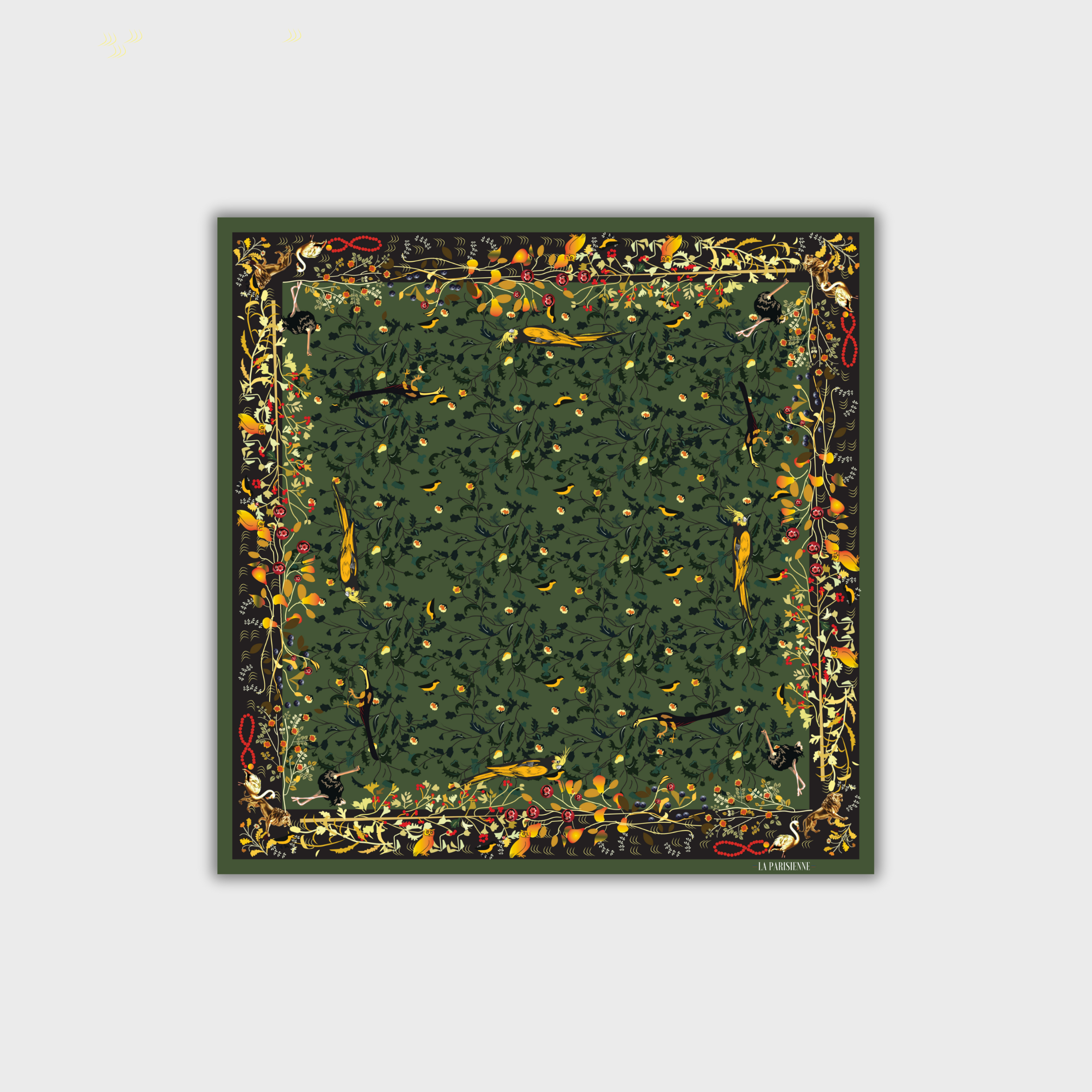 Kästchen 100 % Seide Signature | La Parisienne