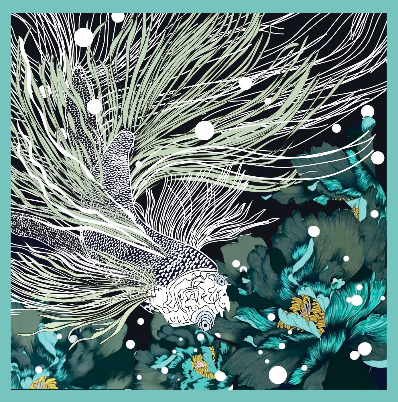 Kästchen 100 % Seide Signature | La Parisienne