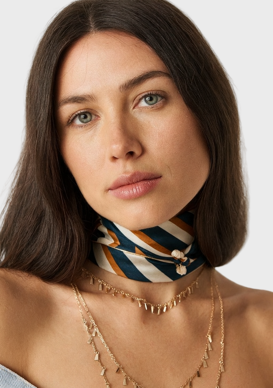 Kästchen 100 % Seide Signature | La Parisienne