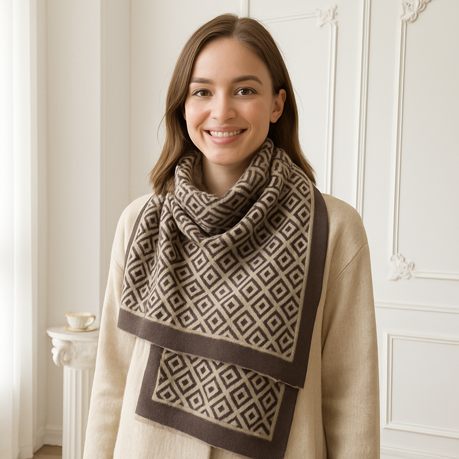 Eleganter Zeitloser Schal Louvre | La Parisienne