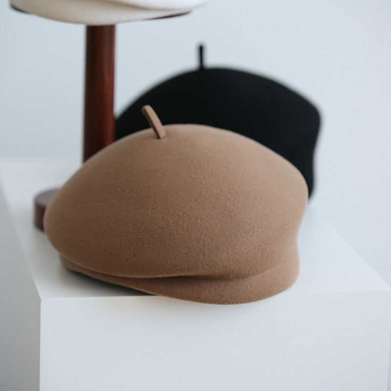 Chic Women's Beret 100% Australian Wool | The Parisian 