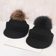 Sophisticated Women's Fur Cap Beret Chic || Pelzmütze La Parisienne