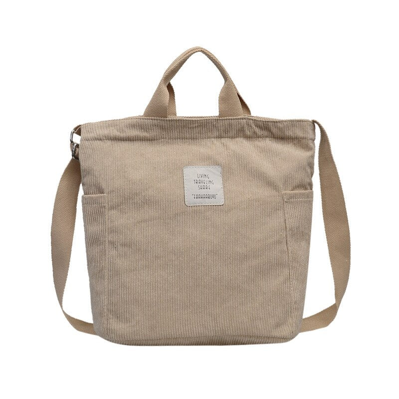 Lightweight corduroy bag | The Parisian