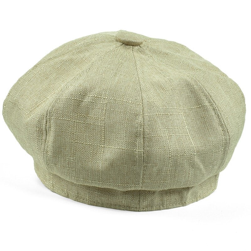 Women's Linen Beret Cap | The Parisian 