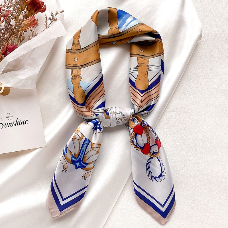 Chic Women's Scarf Naval Decoration | The Parisian 