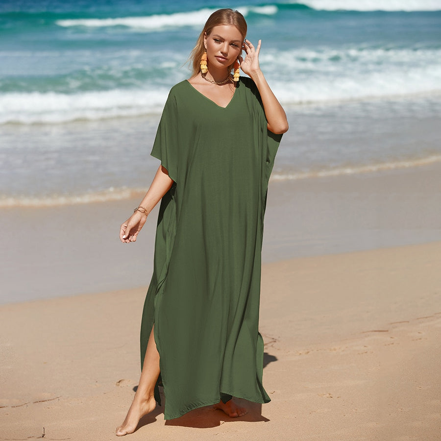 Chic Green Beach Dress für Frauen | The Parisian 