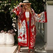 Schicker japanisch inspirierter Strand-Kimono | La Parisienne